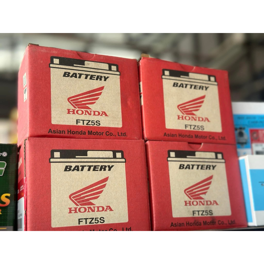แบตเตอรี่รถจักรยานยนต์ Honda FTZ5S แท้