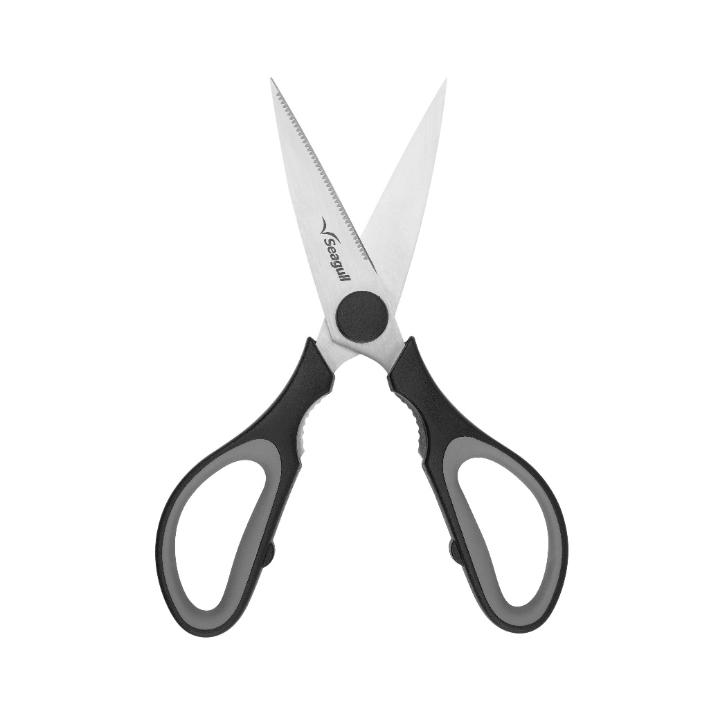 Seagull กรรไกรครัว 8 นิ้ว รุ่น อีซี่ Easy Kitchen Scissors 8 inches - 1