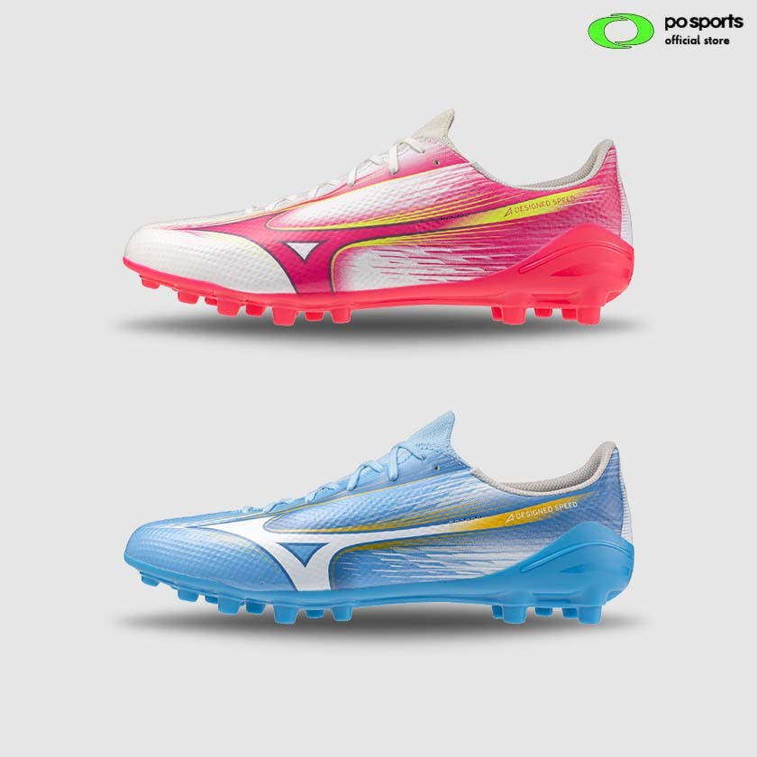 MIZUNO รองเท้าฟุตบอลร้อยปุ่ม ALPHA III SELECT AG