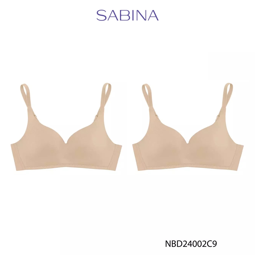 [Online Exclusive] (Set 2 ชิ้น) Sabina Perfect Bra Level 1 เสื้อชั้นใน ไร้ตะเข็บ ไร้โครง รหัส NBD240