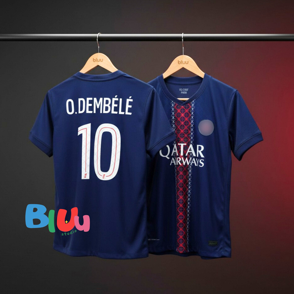 (S-4XL) เสื้อฟุตบอล ปา-sีส เหย้า Home ฤดูกาล 2025-26 (3A) เกรดแฟนบอล โลโก้ปักอย่างดี พร้อมเบอร์ชื่อนักเตะ