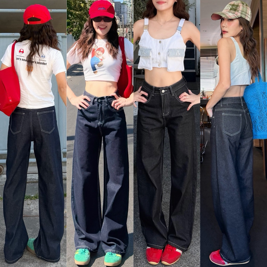 BABE RAW DENIM(3-5วันจัดส่ง)