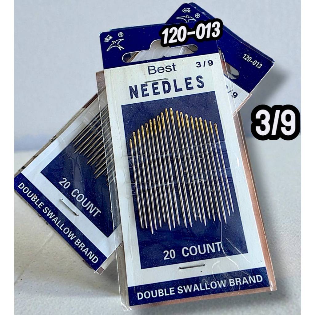 เข็ม เข็มแพ็ค คละไซต์ หลายขนาด NEEDLES WHITE EYE Milliners 3/9 จำนวน 1 แพค