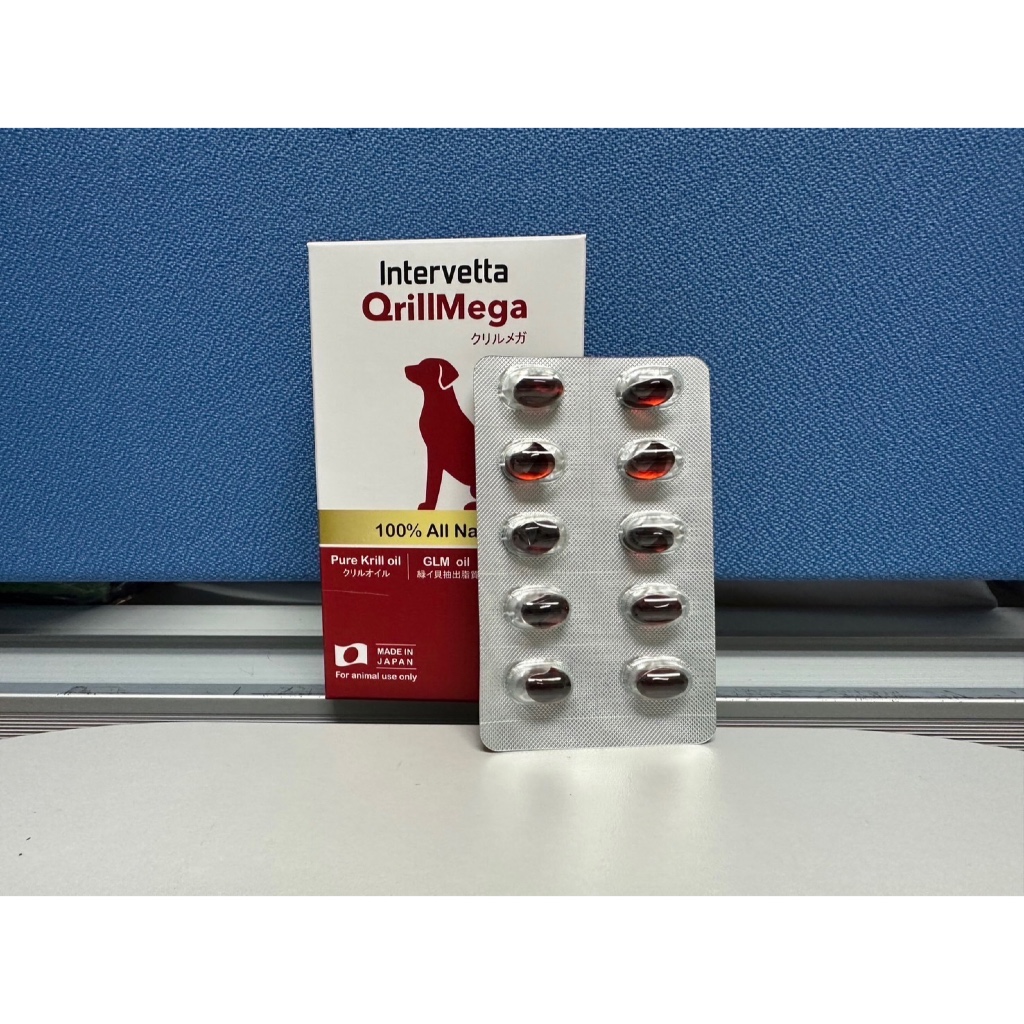 Intervetta QrillMega (คริลเมก้า) อาหารเสริมบำรุงข้อต่อ ลดอักเสบ บรรเทาปวด สำหรับสุนัขและแมว แบ่งแผง-ยกกล่อง ราคา ถูกที่สุด ดีลบีเคเค แกลเลอรีภาพที่ 6