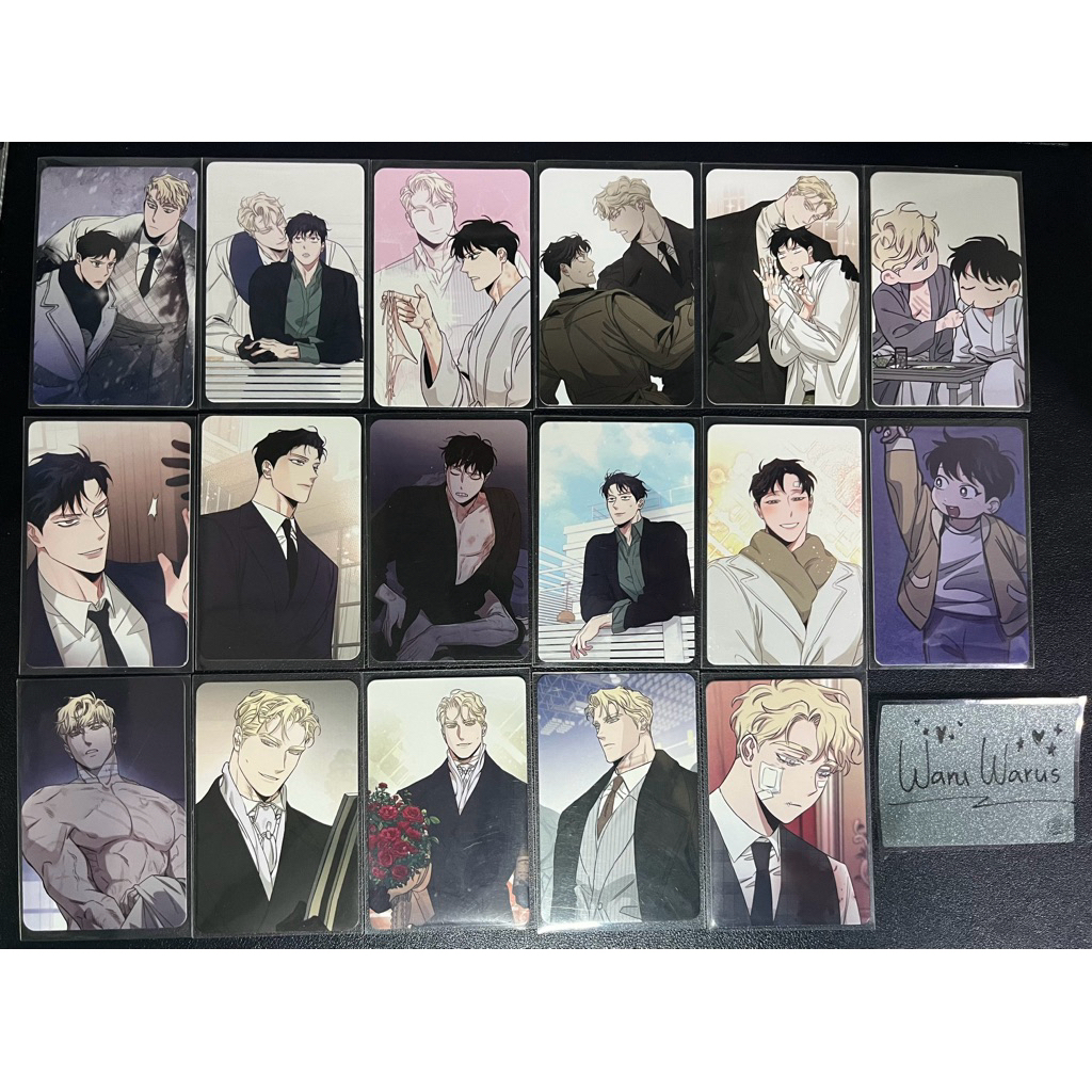 ✿ พร้อมส่ง✿ photocard กุหลาบคู่แชมเปญ การ์ด ไกซ่าร์ จองอีวอน (ของแท้จาก official  Lezhin ทุกชิ้น)
