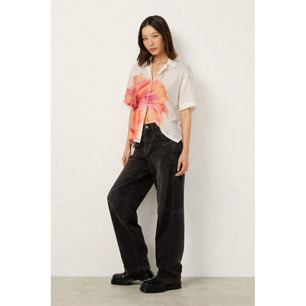 Cps chaps เชิ้ตแขนสั้นผู้หญิง