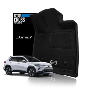 [JUSTMATE] TOYOTA พรมปูพื้นรถยนต์ COROLLA CROSS 2020 - 2026 ใช้ได้กับ น้ำมัน และ HEV