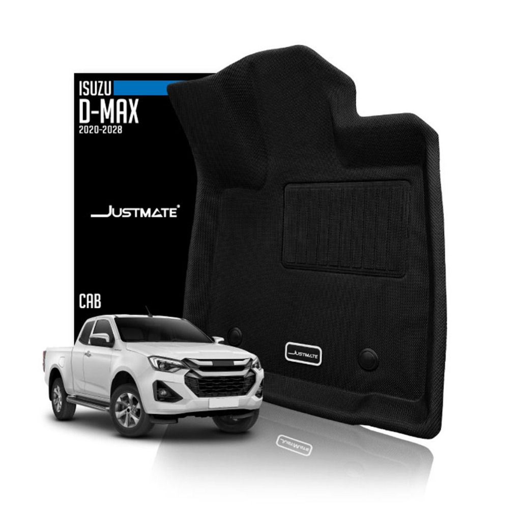 [JUSTMATE] ISUZU พรมปูพื้นรถยนต์ DMAX 4D 2020 - 2028