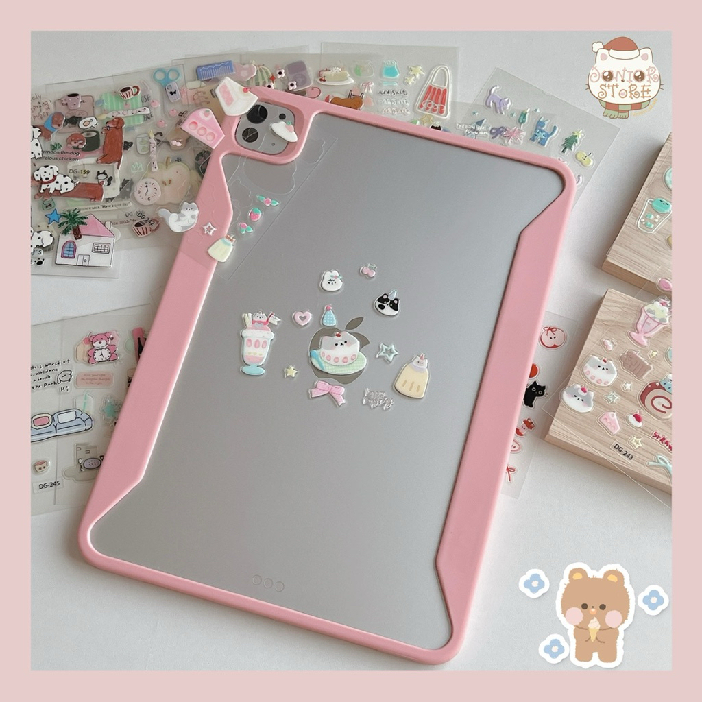 สติ๊กเกอร์ไดคัทแบบนูนใส 3D สุดน่ารัก DIY กันน้ำ ตกแต่งไอแพด,เคสมือถือ Jelly Stickers (STd5) ราคา ถูกที่สุด ดีลบีเคเค แกลเลอรีภาพที่ 2