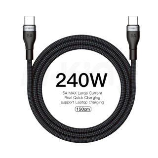 สายชาร์จเร็ว Orsen by Eloop S6 Cable สายชาร์จ อย่างดี Type-C to Type-C ยาว 1.5 ม. QC4.0 PD 240W