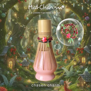 chasen charm—ceramic charm จี้เซรามิค จี้แต่งแปรงมัทฉะ