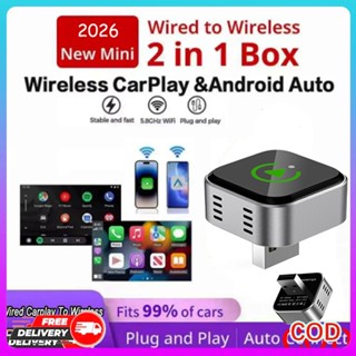 USB Dongle Wireless CarPlay Android Auto อะแดปเตอร์ไร้สาย มิ…