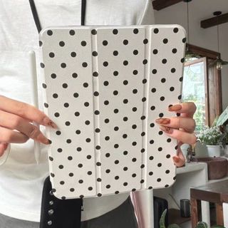 🚀จัดส่งทันที🚀case iPad ลายจุด Gen12 Pro11 2024 Air7 Gen9 Air5 สไตล์มินิมอล เคสiPad Gen6 Air4 mini7