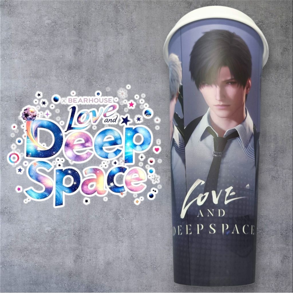 [พร้อมส่งค่ะ] แก้วสะสม Love & Deepspace x Bearhouse + การ์ด Zayne + เข็ม Xavier + cup sleeve และครบเ