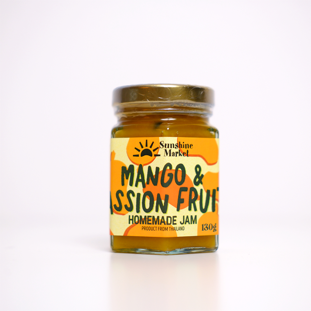Sunshine Market Homemade Mango Passion Fruit Jam | แยมมะม่วงเสาวรสโฮมเมด