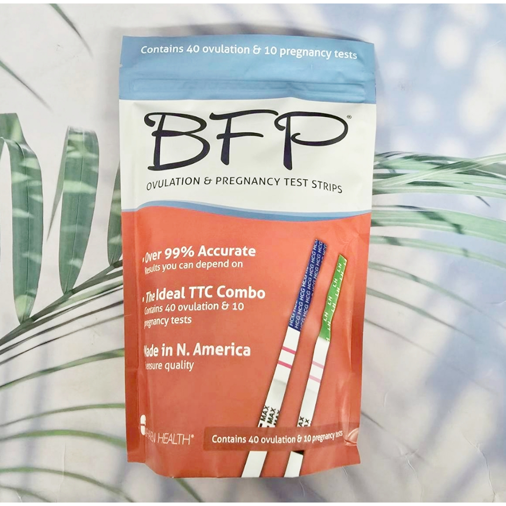 (Fairhaven Health®) BFP® Ovulation & Pregnancy Test Strips 40 Ovulation & 10 Pregnancy Tests ชุดทดสอ