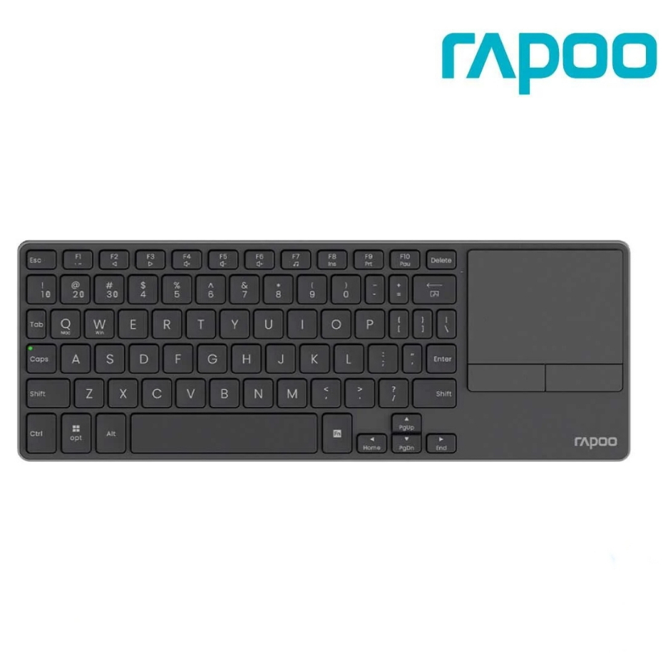 🔥ขายดีมาก🔥Rapoo E900T Wireless Bluetooth Keyboard with Touch pad คีย์บอร์ดไร้สายมัลติโหมดพร้อมทัชแพด