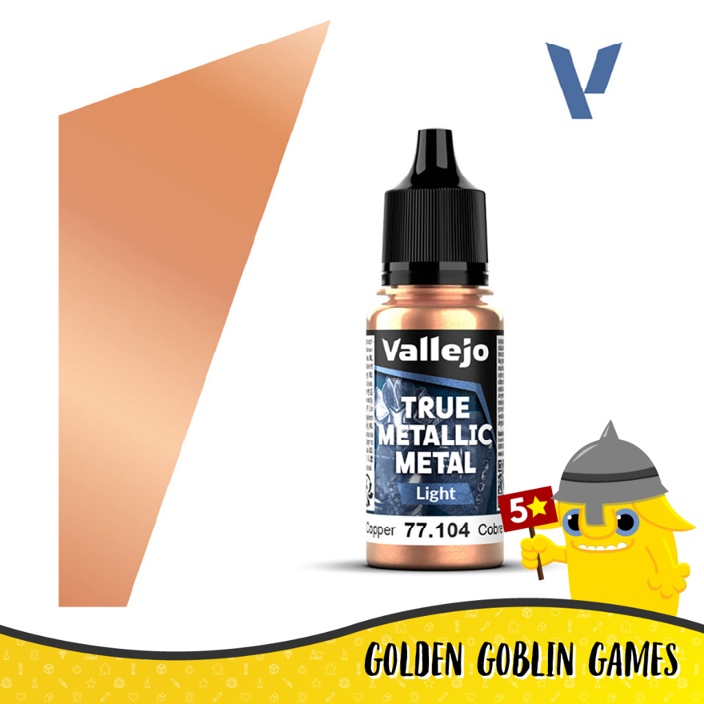 Vallejo True Metallic Metal: Light: Ancient Copper (POS. 4)