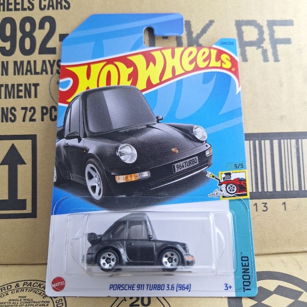 รถเหล็ก Hotwheels PORSCHE 911 TURBO 3.6 (964) 234/250 (kg33)