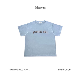 Marvenapparel - Notting Hill (Unisex) เสื้อยืดสกรีนลายทรง Baby crop / Oversized