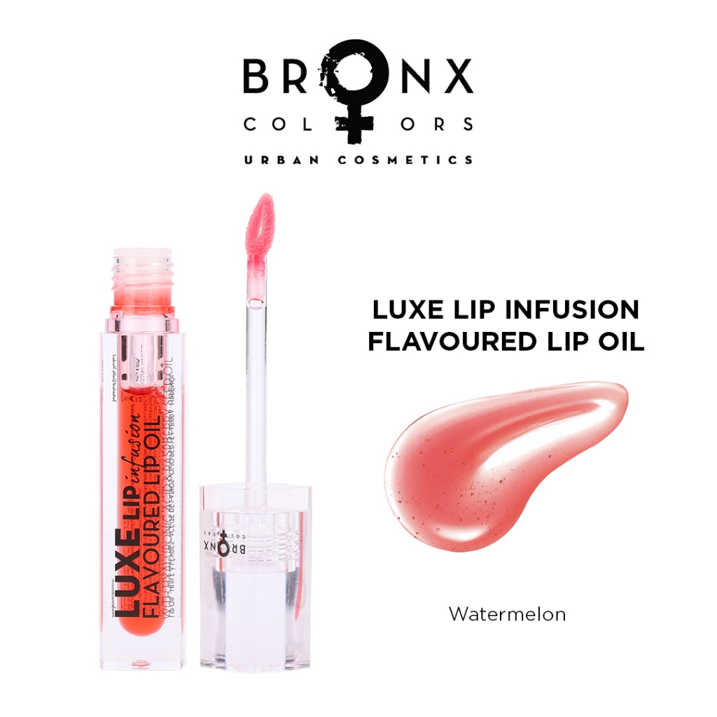 Bronx LUXE Lip Infusion Flavoured Lip Oil ลิปออยล์บำรุง ปากฉ่ำ สุขภาพดี พร้อมประกายหรู