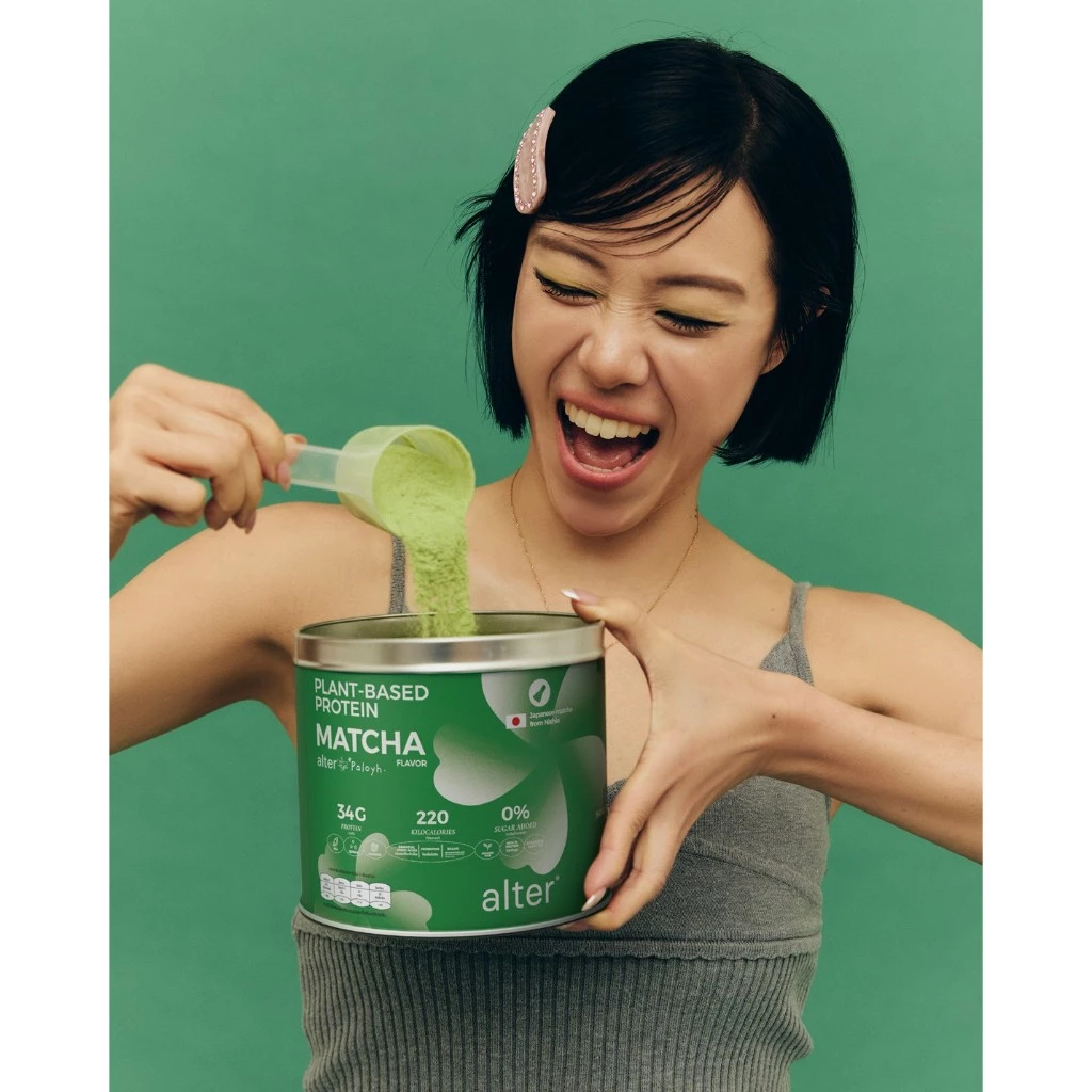 Alter matcha x PaloyH plant-based protein โปรตีนพืช รส มัทฉะ โปรตีนพืช โปรตีน 1 กระปุก thumbnail 6