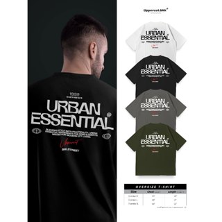 เสื้อยืด Streetwear Oversize ผู้ชาย สกรีนลาย U-025