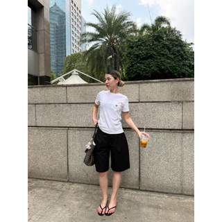 Easy days Jorts กางเกงทรงจอร์จขาสั้น ผ้ากึ่งยีนส์