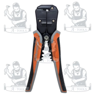 PUMPKIN รุ่น 14618(ก) คีมปลอกสายไฟอัตโนมัติ / ย้ำสาย / ตัด Cr-Mo-Muti-Auto PTT-205AWS ระบบออโตเมติก 3 ฟังก์ชั่น พร้อมส่ง
