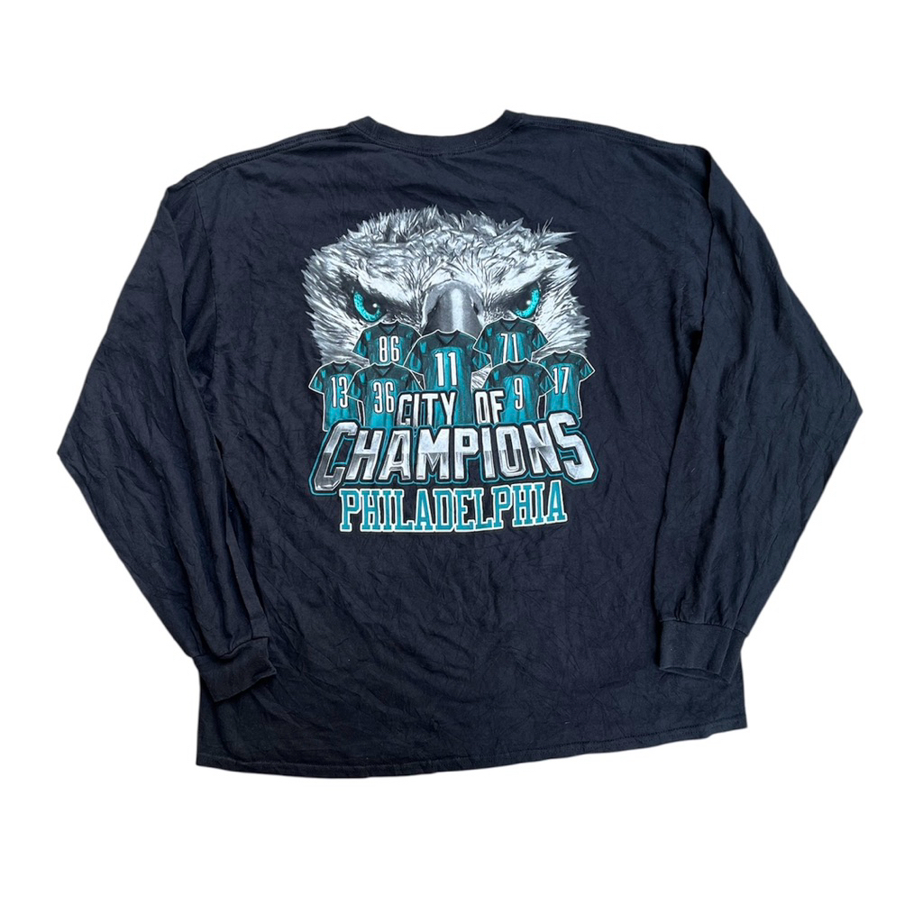 เสื้อแขนยาวทีม Philadelphia Eagles รุ่น Super Bowl LII Champions จากแบรนด์ NFL.