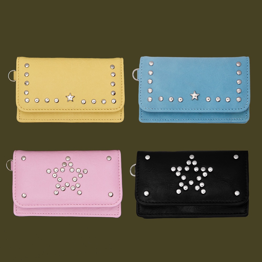 GURDY Gemma Mini Wallet กระเป๋าสตางค์ ใส่บัตรได้ 10+ ใบ มีสายโซ่สะพาย