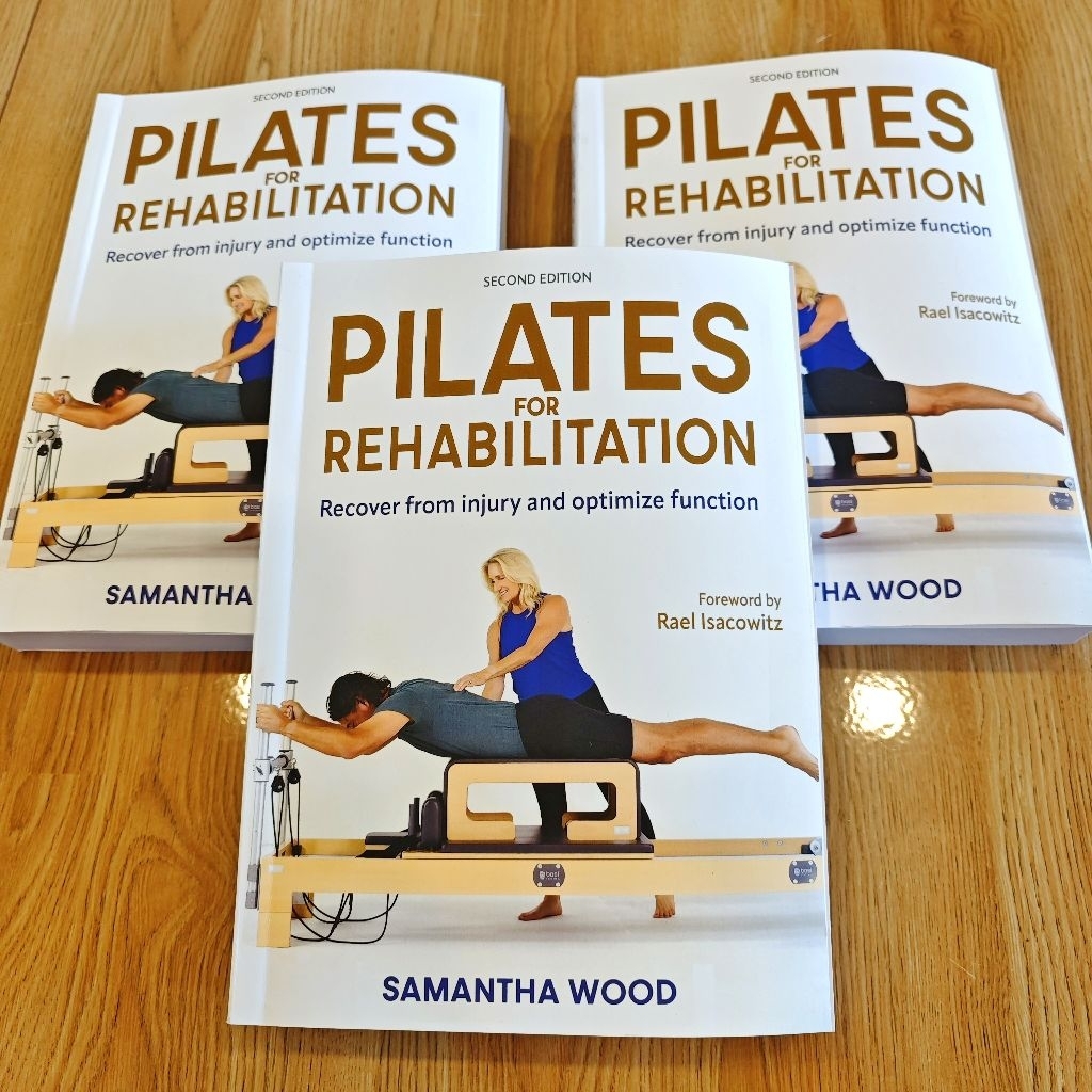#หนังสือพิลาทีส PILATES FOR REHABILITATION (ภาษาอังกฤษ 458หน้า ) #Yoga #Pilates #fitness #บำบัด #REHABILITATION