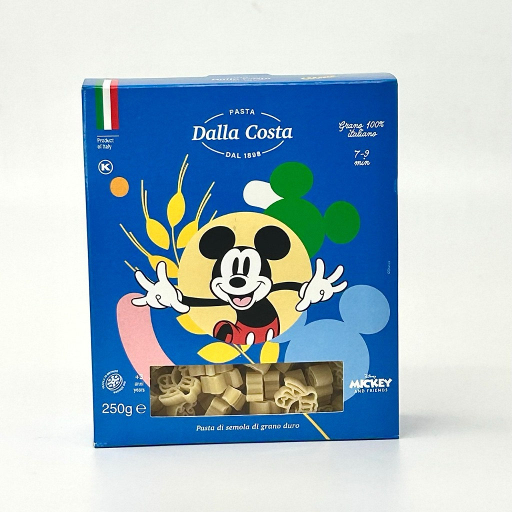 Wl dolla costa micky mouse pasta 250 g. 🇮🇹 เส้นพาสต้ารูปทรงมิกกี้เมาส์