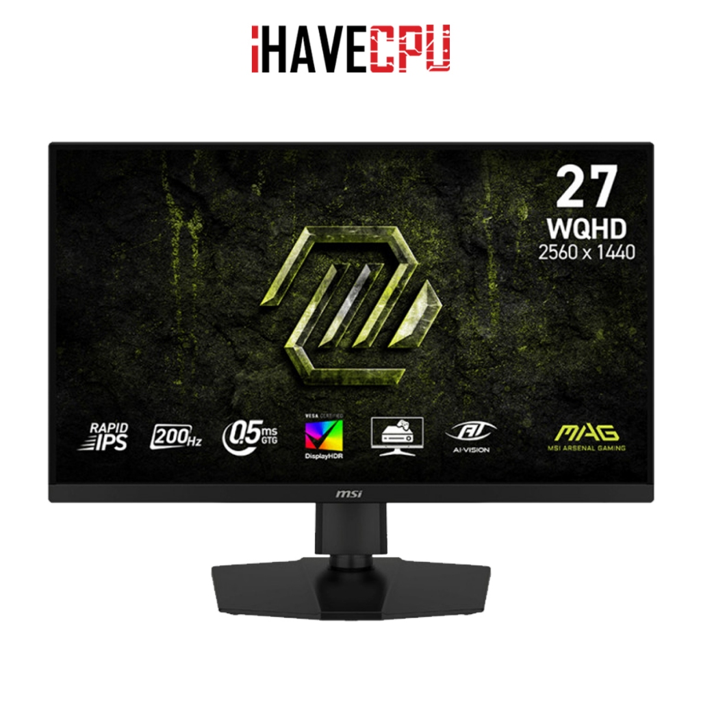 จอมอนิเตอร์ (monitor) iHAVECPU MSI MAG 274QPF E20 - 27 RAPID IPS 2K 200Hz