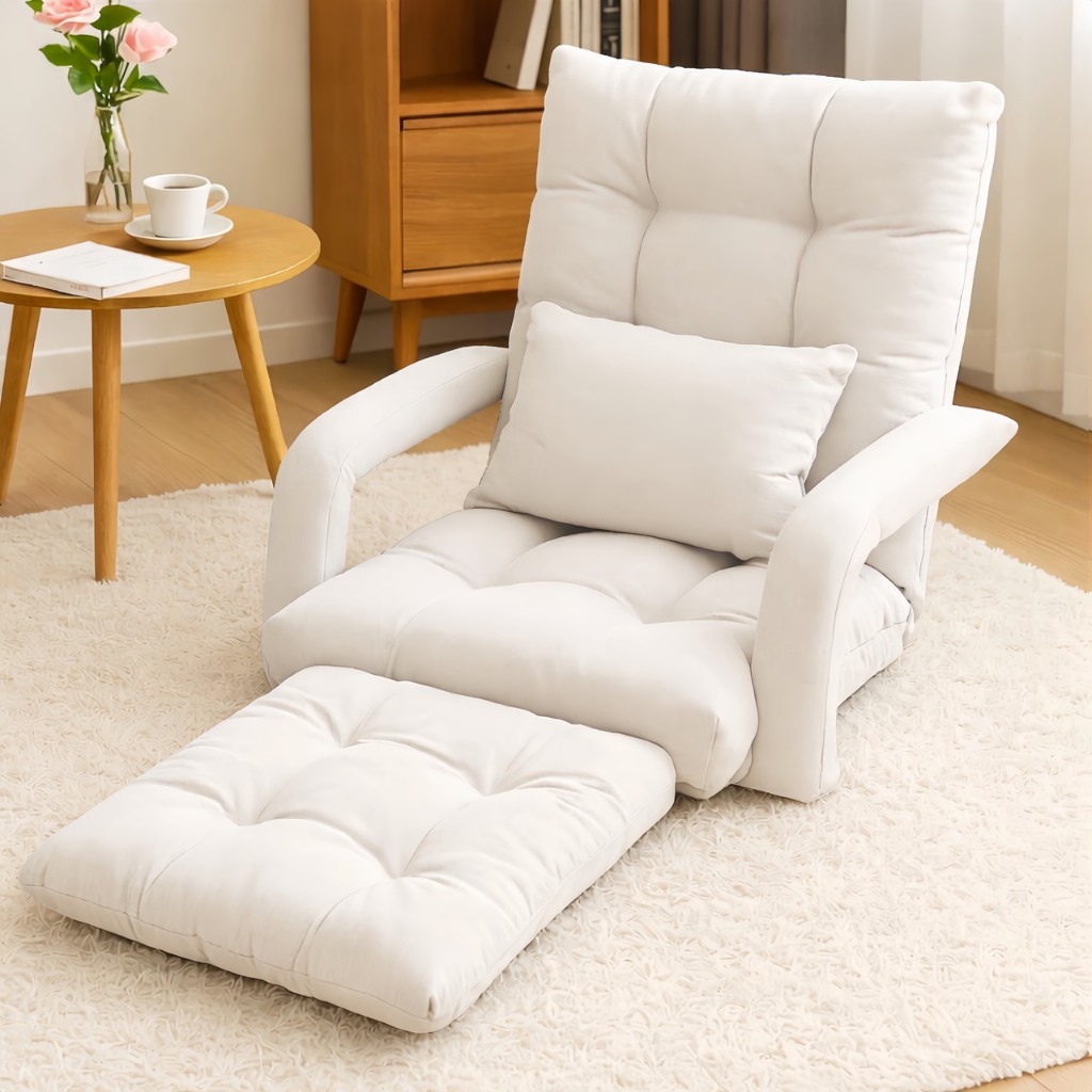 โซฟาญี่ปุ่น โซฟานั่งพื้นปรับนอนได้  Sofa Bed เบาะรองนั่งมีพนักพิง สวยมินิมอล หนานุ่มรองรับสรีระ