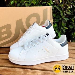Baoji บาโอจิ รองเท้าผ้าใบ แฟชั่น ผูกเชือก รุ่น BJW317