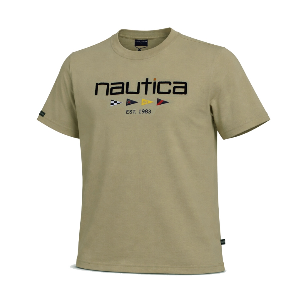 NAUTICA T-Shirt เสื้อยืดนอติก้า V66011 KHA