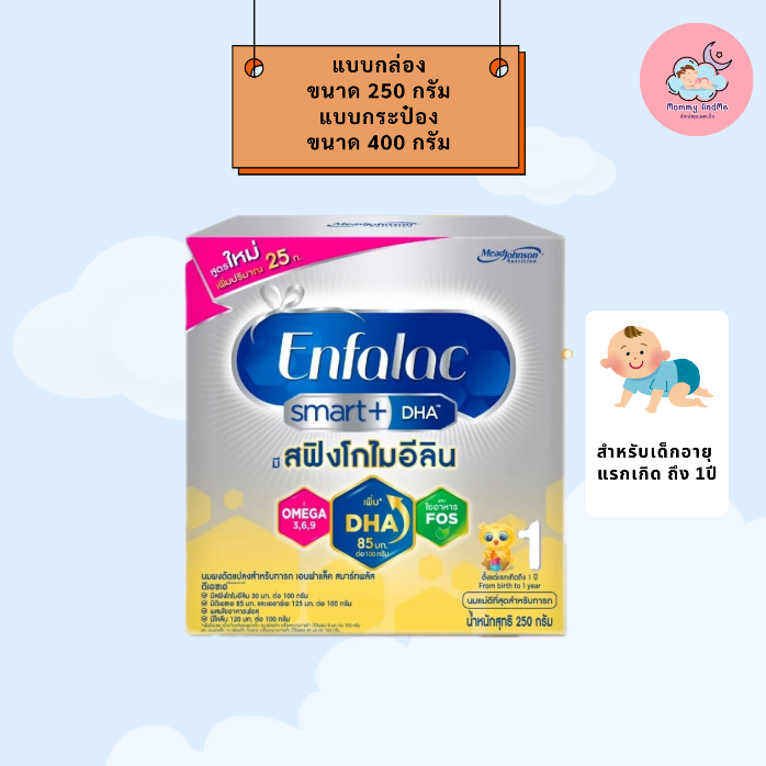 Enfalac เอนฟาแล็ค สมาร์ทพลัส สูตร 1 ทารกแรกเกิดถึง 1ปี