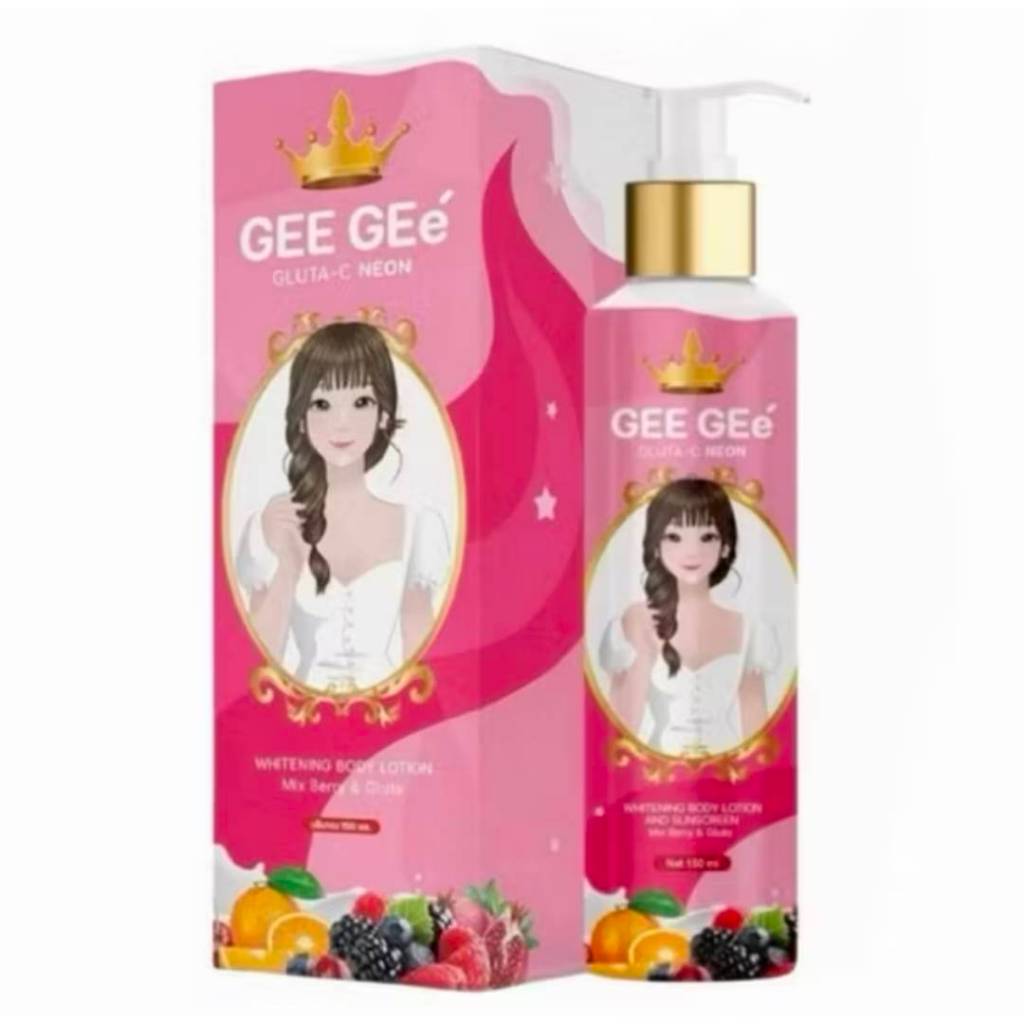 GEE Gee จีจี้ กลูต้าซี นีออน บีบีโลชั่น GEE GEe Whitening BB Body Lotion 150mi.