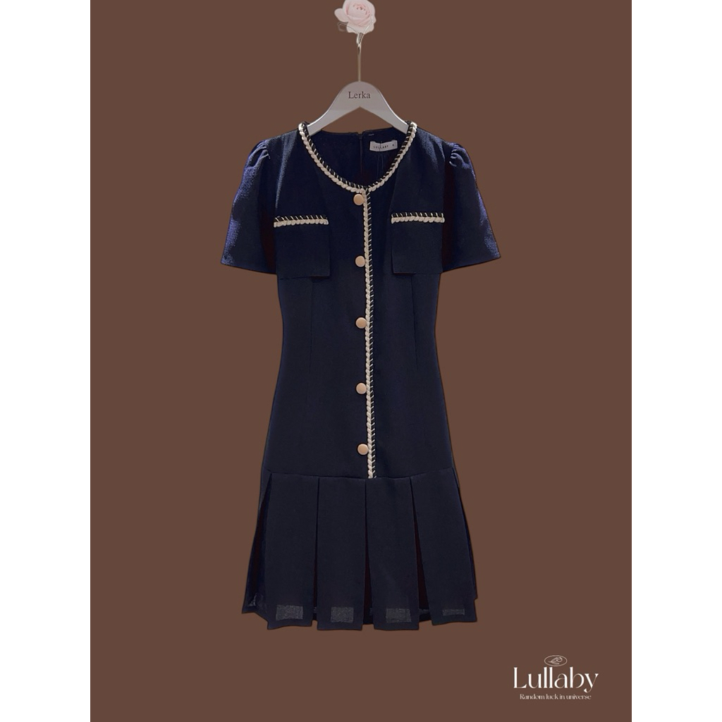 เดรสสีดำสุภาพให้นมบุตร💕🕊️ 𝑺𝒊𝒈𝒏𝒂𝒕𝒖𝒓𝒆 𝑩𝒍𝒂𝒄𝒌