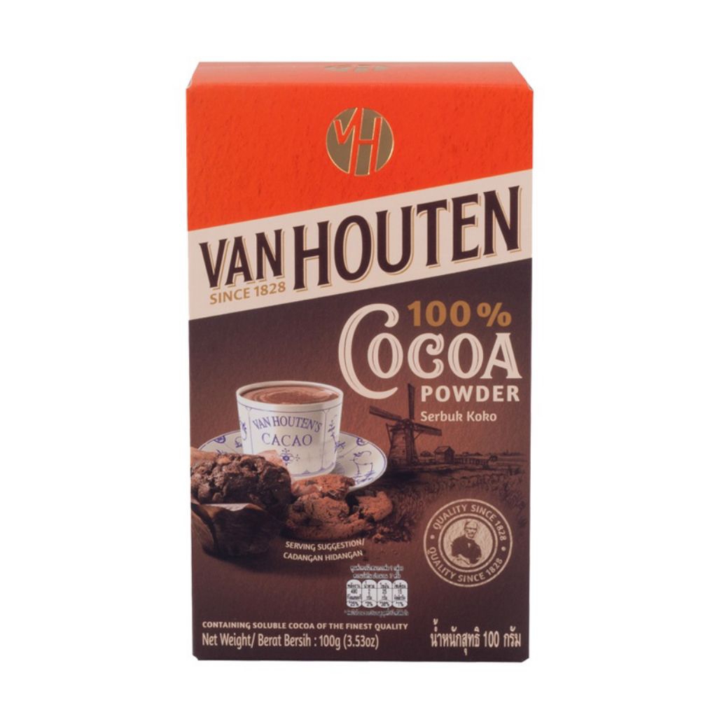 โกโก้ผง 100% VAN HOUTEN มี 2 ขนาด