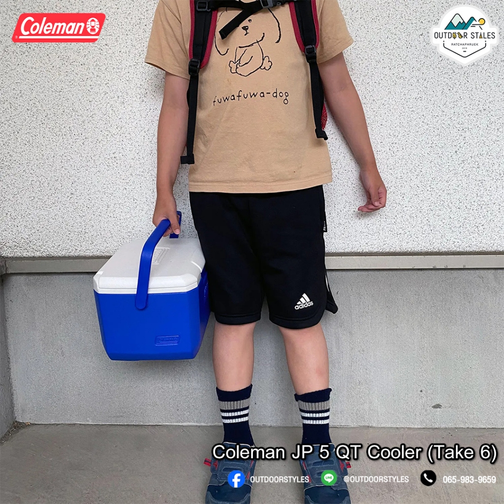 Coleman JP 5 QT Cooler (Take 6) กระติกไซส์เล็ก 4.7 ลิตร ราคา ถูกที่สุด ดีลบีเคเค แกลเลอรีภาพที่ 6
