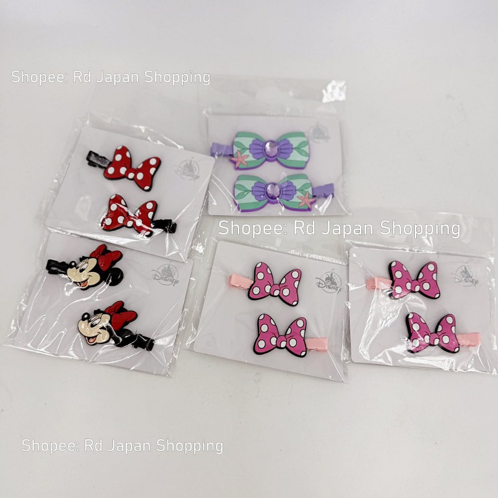 พร้อมส่ง กิ๊บติดผม คู่ละ Disney Sea Tokyo Duffy Japan ของแท้ จากญี่ปุ่น ดิสนีย์ มินนี่ มิกกี้ เมาส์ Mickey Minnie Mouse