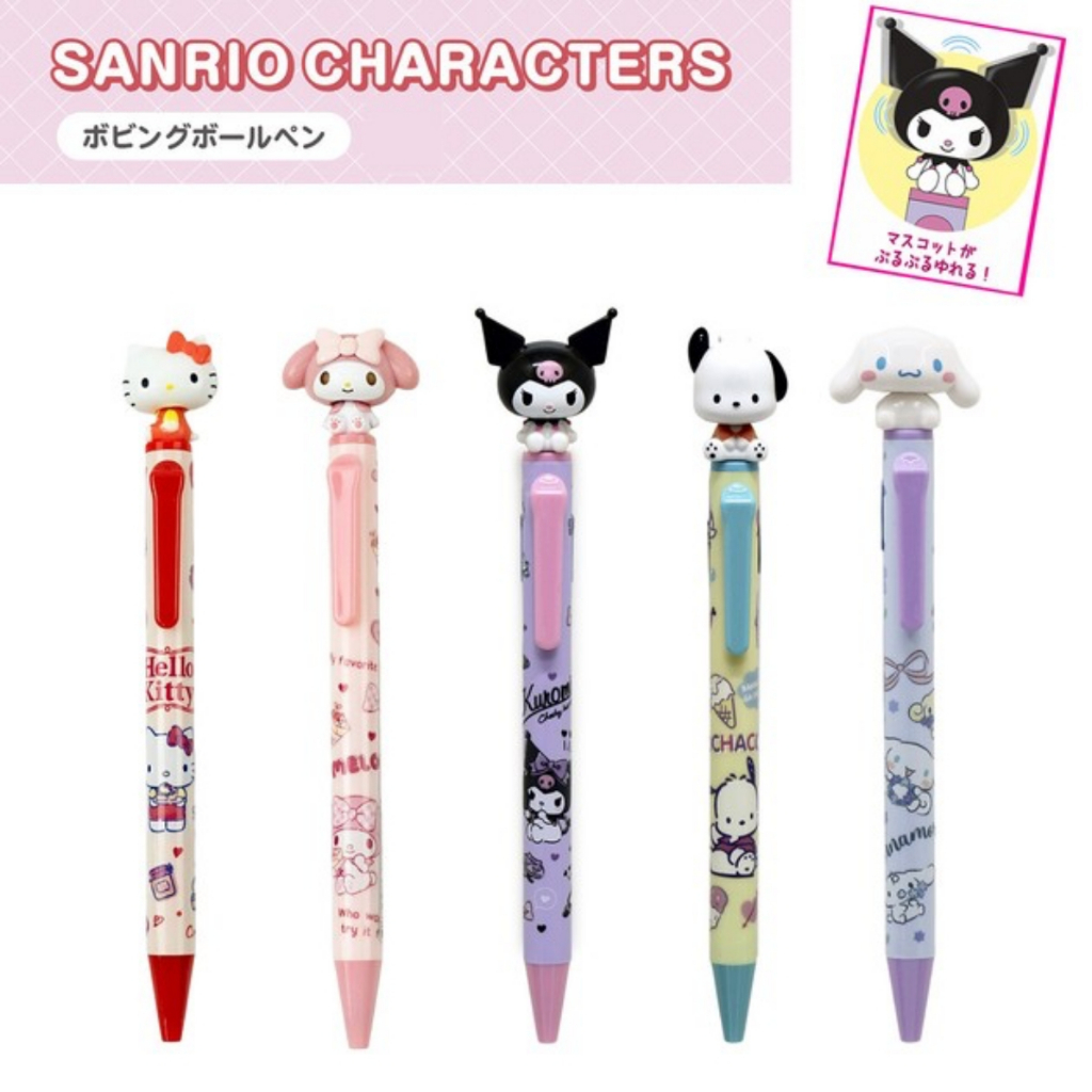 ปากกาหมึกดำ หัวดุ๊กดิ๊กกก Japan น่าร๊ากกกก พร้อมส่งค่ะ