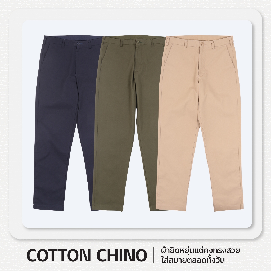 WARRIX Chino Pants 2025 กางเกงขายาว (LP-253CAMCL01) — صورة 4
