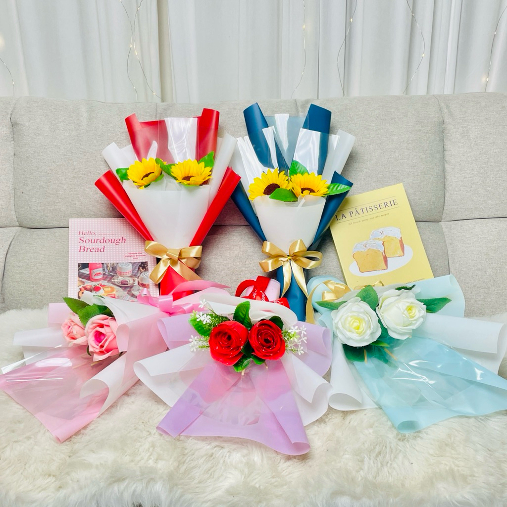 ช่อดอกไม้ ช่อธนบัตร (ซองใส่เงิน 3 ใบ) 🇹🇭ส่งในไทย