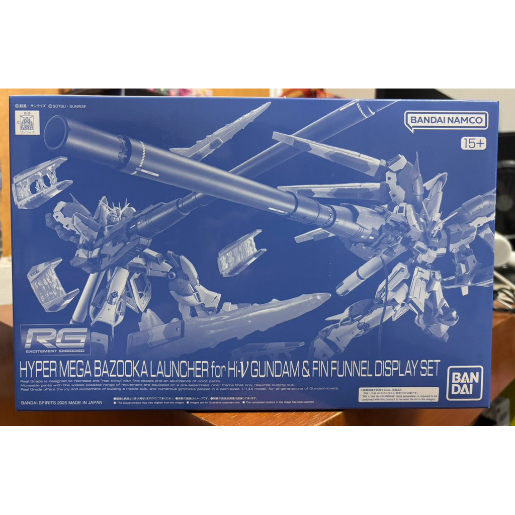 โมเดล BANDAI RG 1/144 νGundam Fin Funnel Effect Set [Dec 2025]
