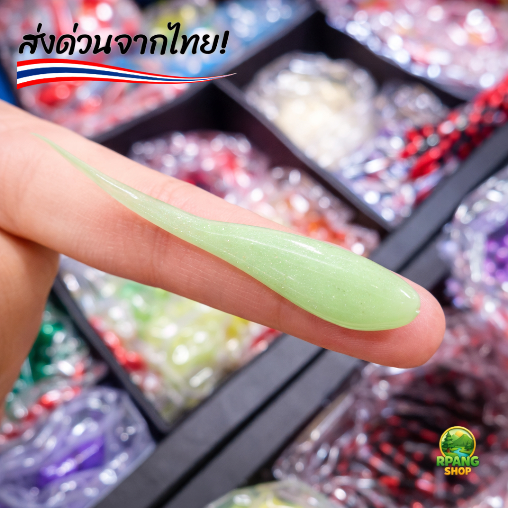 เหยื่อตกปลารุ่นกาแลน 15ตัว /1แพ็ค ยาว2.5นิ้ว ตกปลาเหยื่อปลากะพง ช่อน ชะโด เหยื่อซิลิโคน คุณภาพดี ราคาถูกพร้อมส่ง - รูปที่ 6