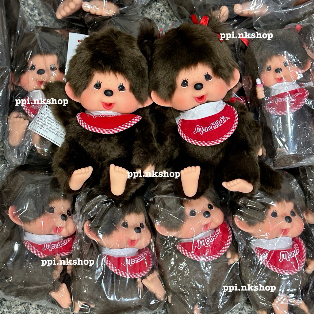 (พร้อมส่ง/ส่งด่วน🛵) | Monchhichi Plush Premium Standard ม่อนชิสีน้ำตาลออริจินอล 🤎