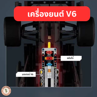 Ferrari F1 ตัวต่อรถ F1 ส่งไว คันใหญ่ สาวก F1 Ferrari ต้องมี จำนวน 1361 ชิ้น ขยับได้หลายส่วน